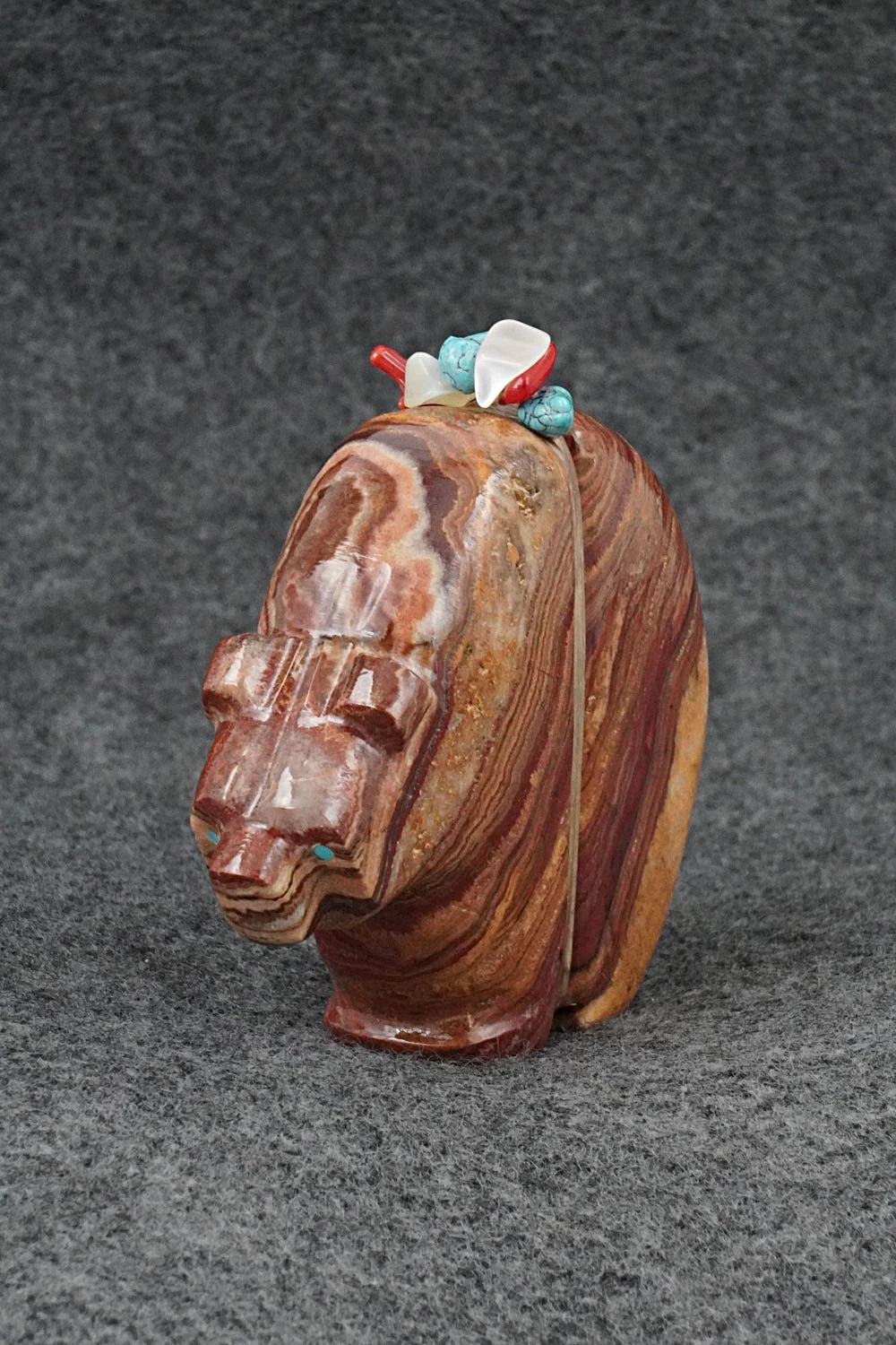 Bear with Cub Zuni Fetish Carving - Paulette & Farlan Quam