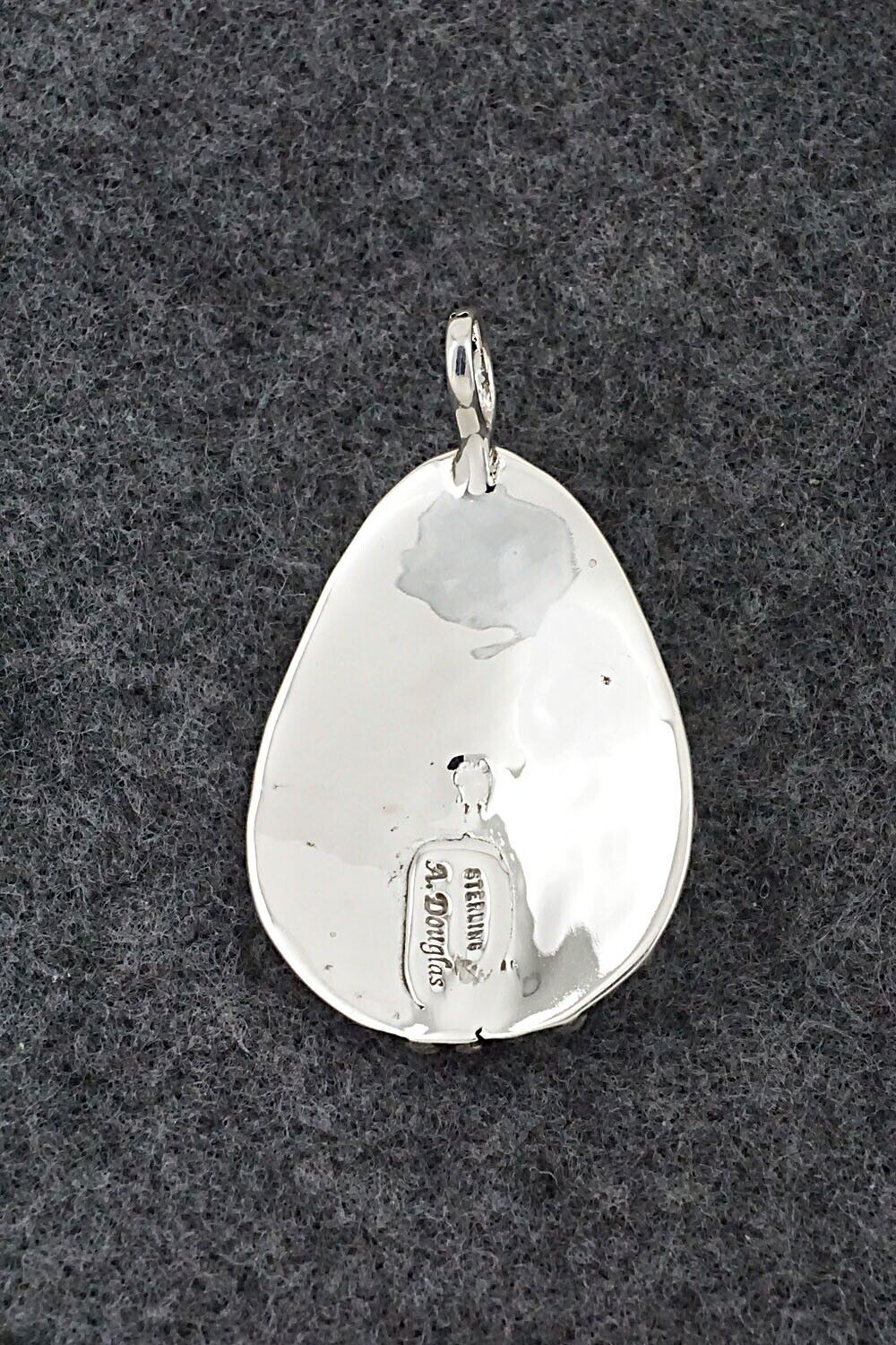 Turquoise & Sterling Silver Pendant - Akee Douglas