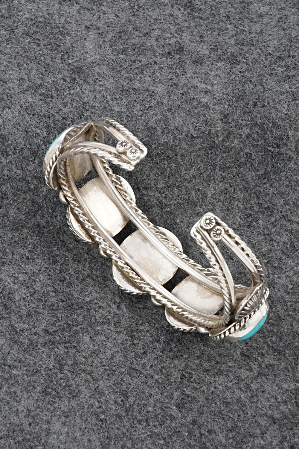 Turquoise & Sterling Silver Bracelet - Emerson Delgarito