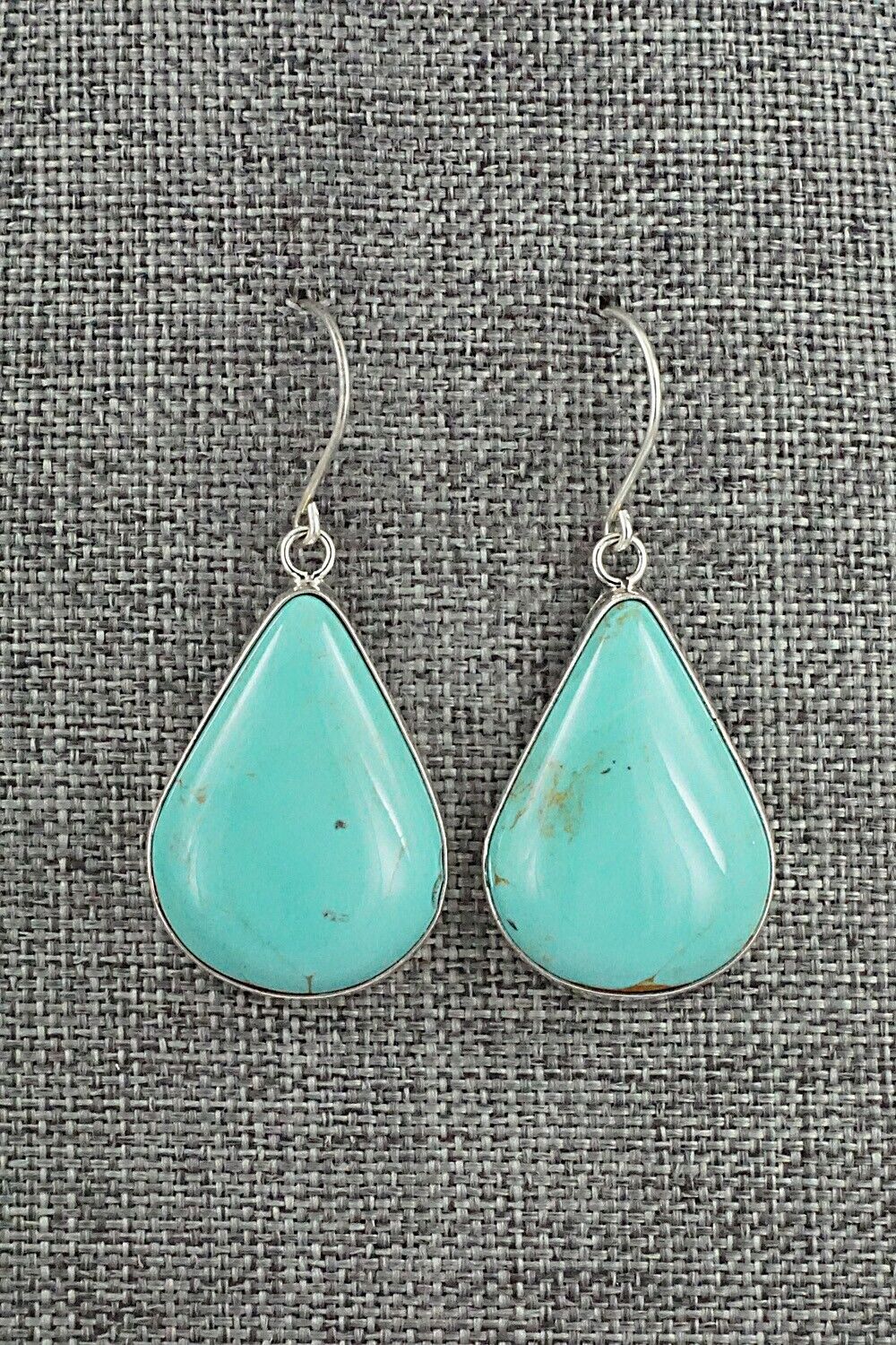 Turquoise & Sterling Silver Earrings - Rena Begay