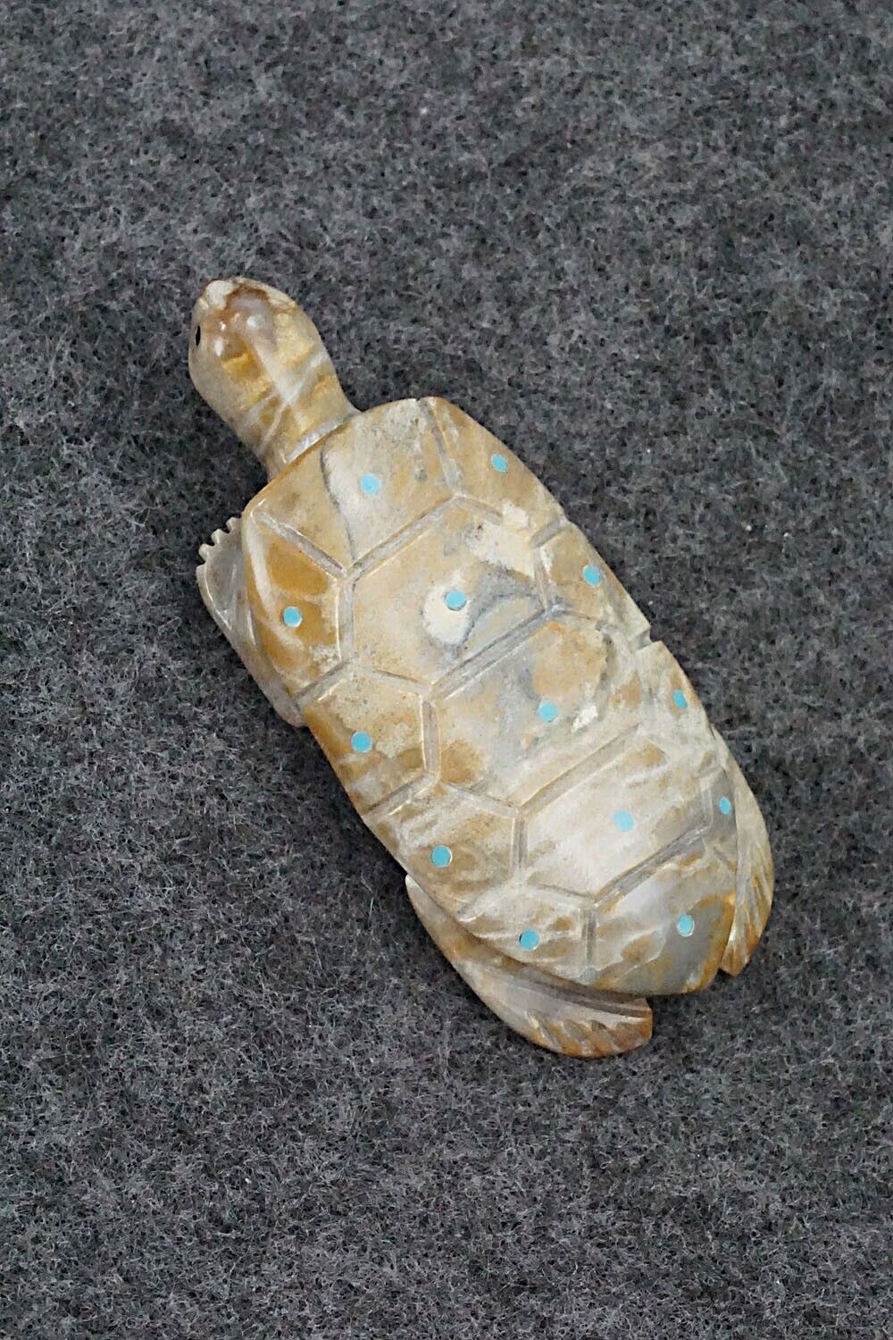 Turtle Zuni Fetish Carving - Alex Tsethlikai