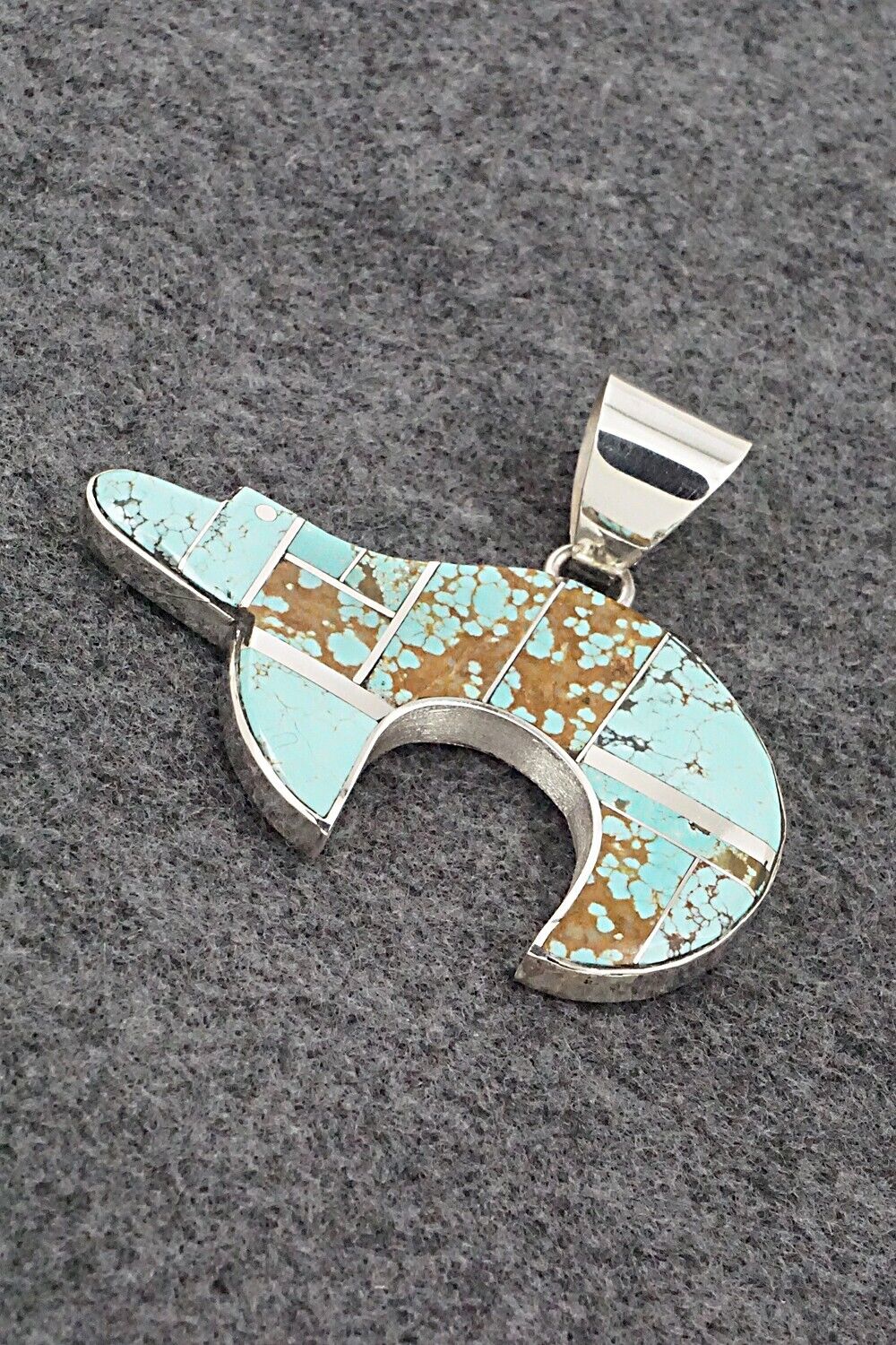 Turquoise & Sterling Silver Pendant - Harold Smith