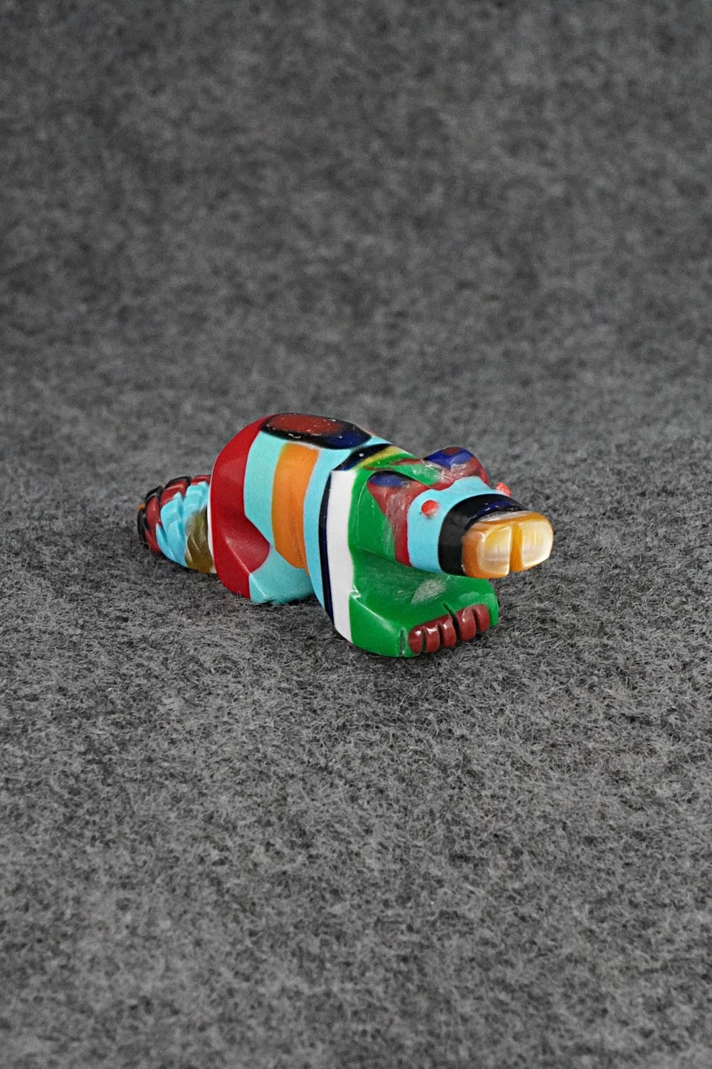 Beaver Zuni Fetish Carving - Reynold Lunasee