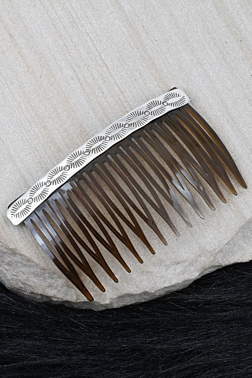 Sterling Silver Hair Combs - Bertha Begay