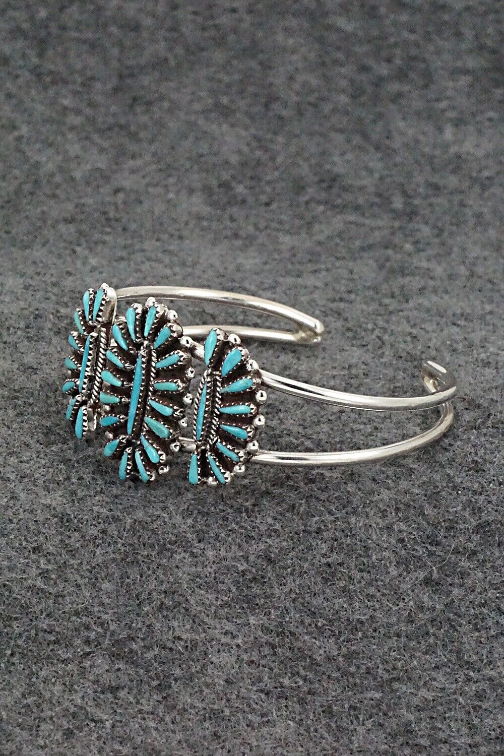 Turquoise & Sterling Silver Bracelet - Judy Wallace