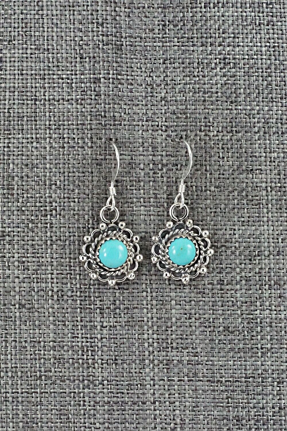 Turquoise & Sterling Silver Earrings - Emery Spencer