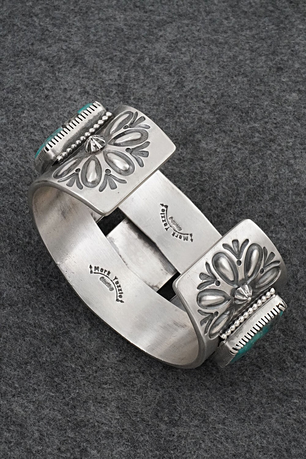 Turquoise & Sterling Silver Bracelet - Mark Yazzie