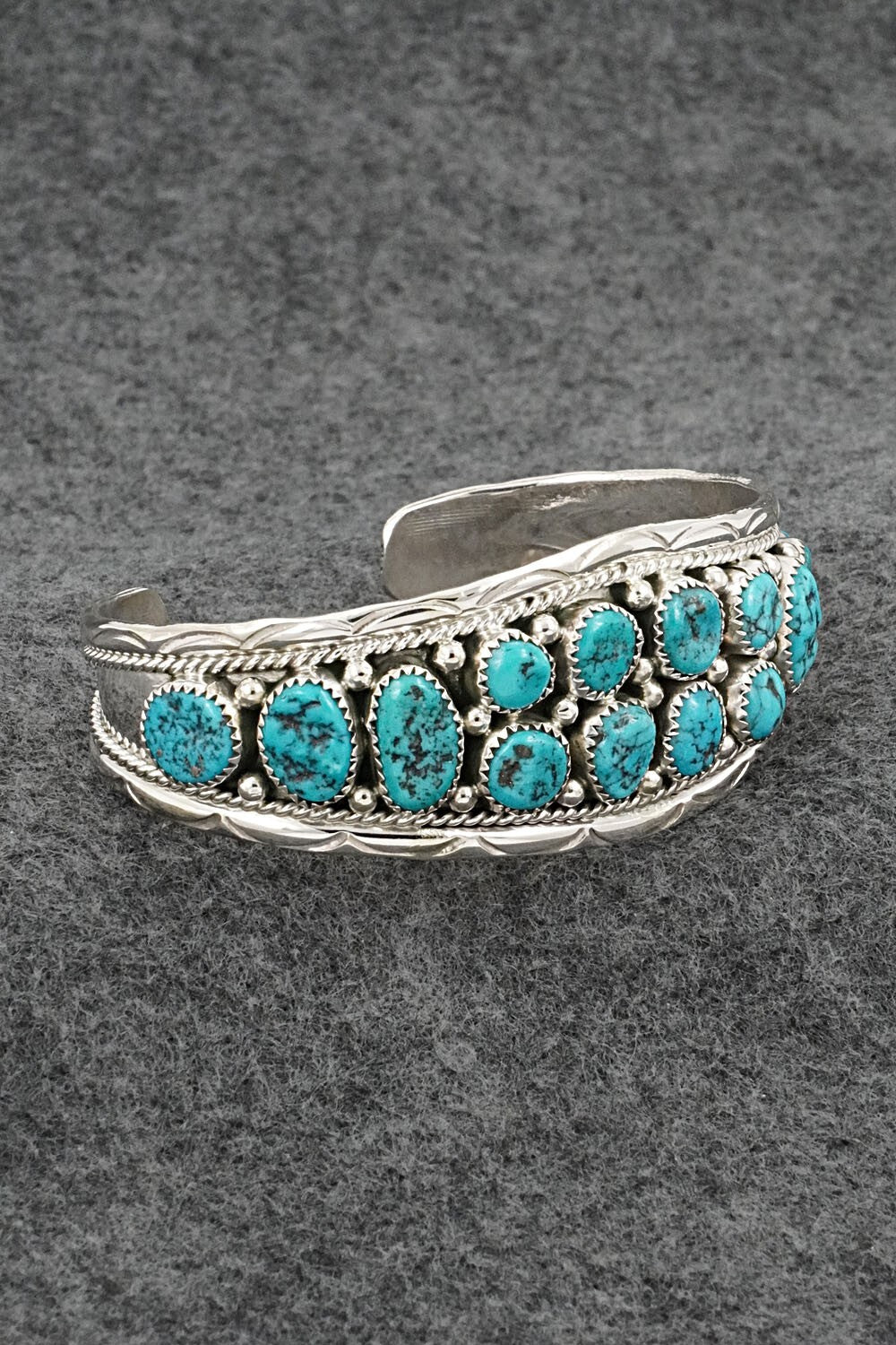 Turquoise & Sterling Silver Bracelet - Anita Whitegoat