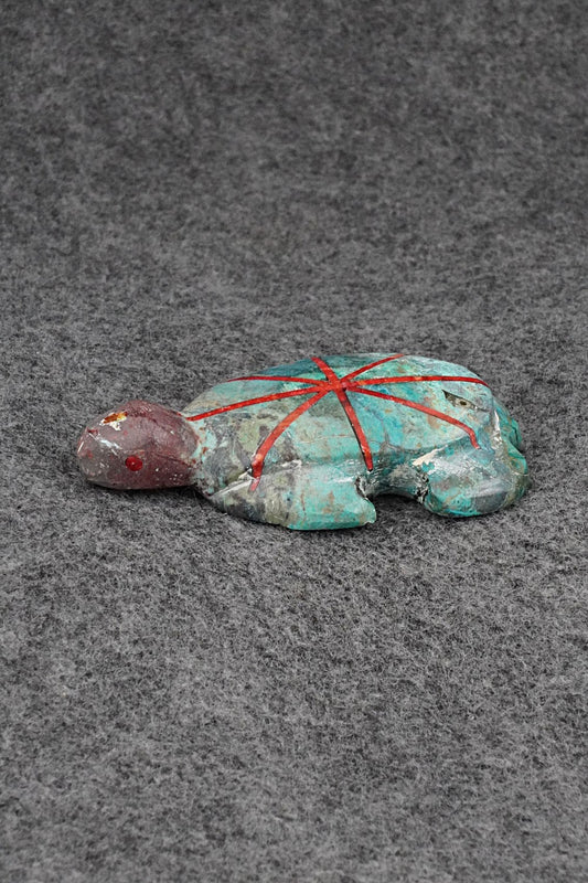 Turtle Zuni Fetish Carving - Kenric Laiwakete