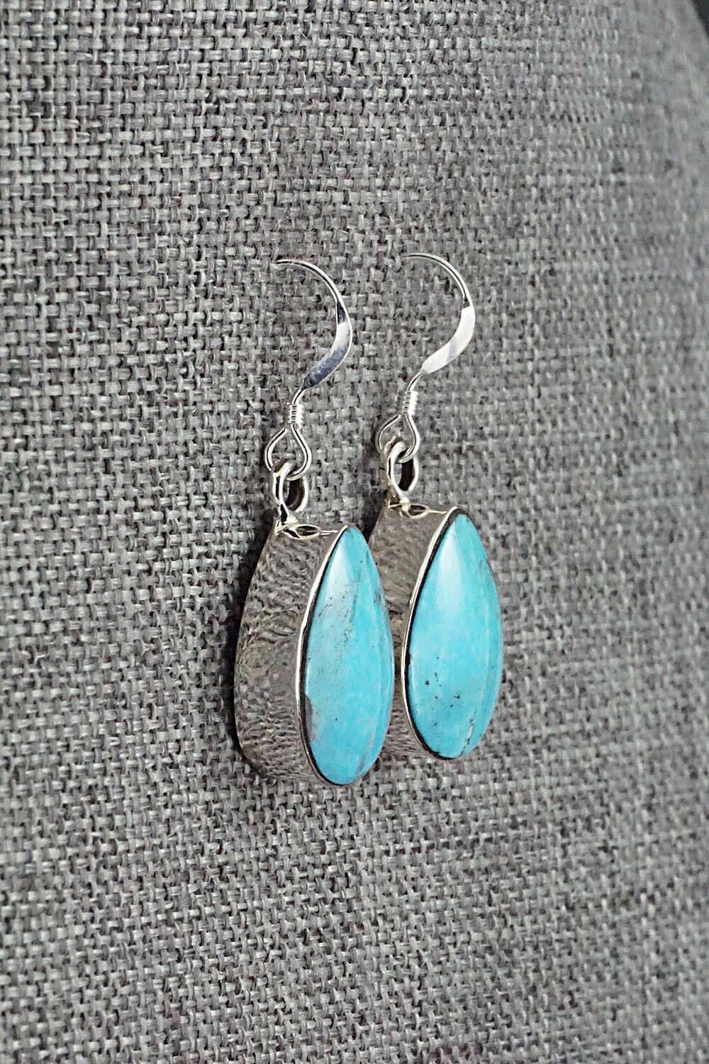 Turquoise & Sterling Silver Earrings - Sadie Jim