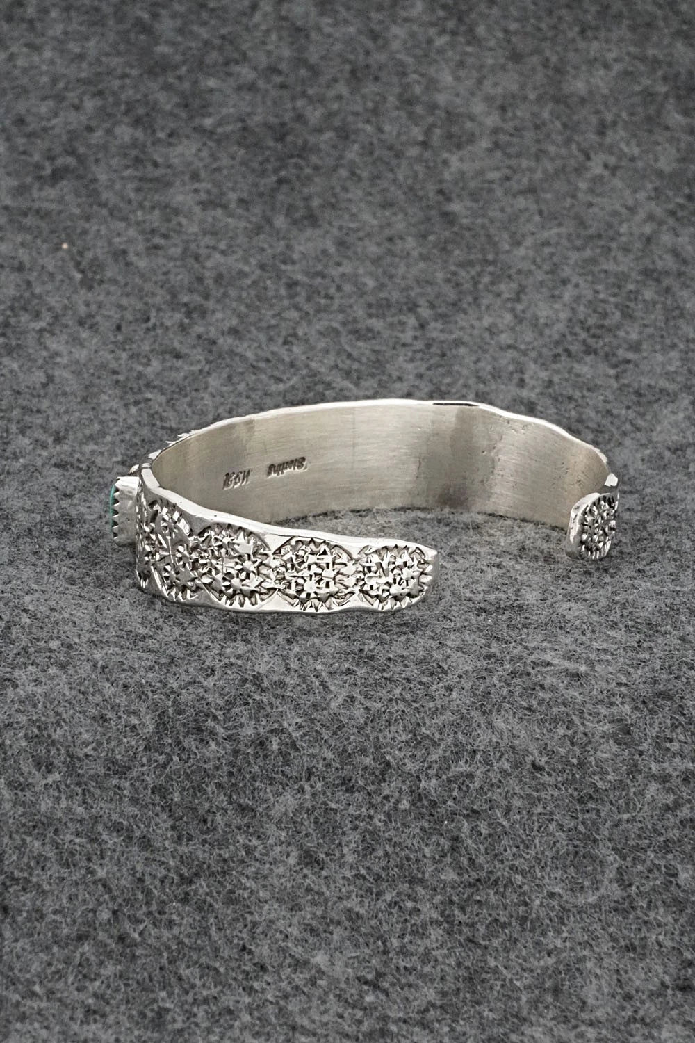 Turquoise & Sterling Silver Bracelet - Murray Hannaweeka