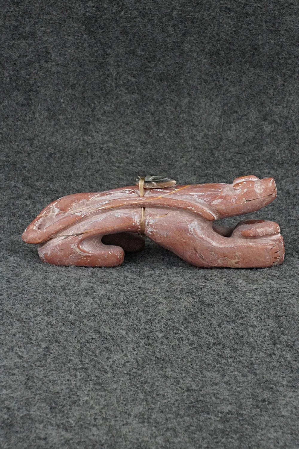 Mountain Lion Zuni Fetish Carving - Rick Kallestewa