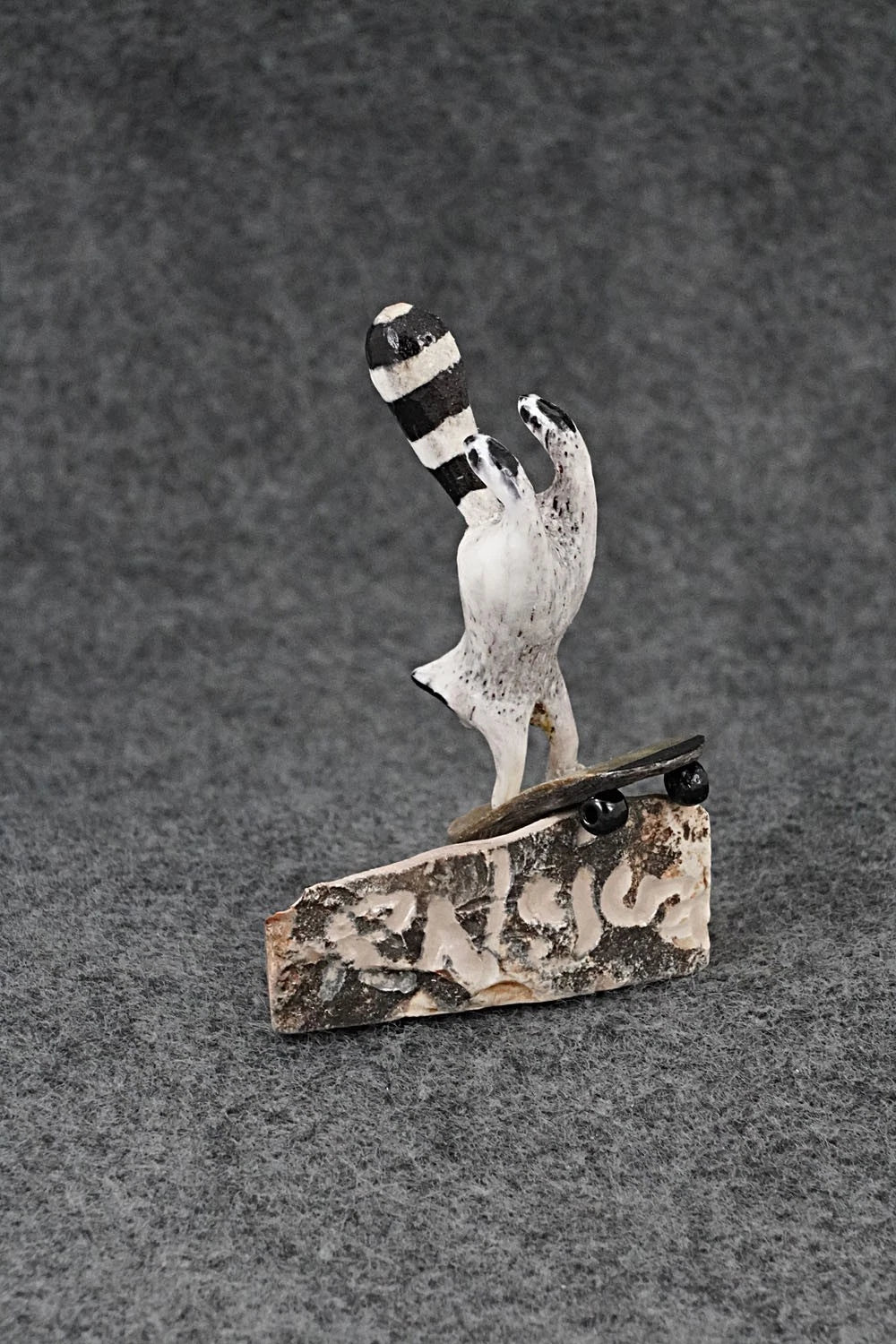 Raccoon Zuni Fetish Carving - Ruben Najara