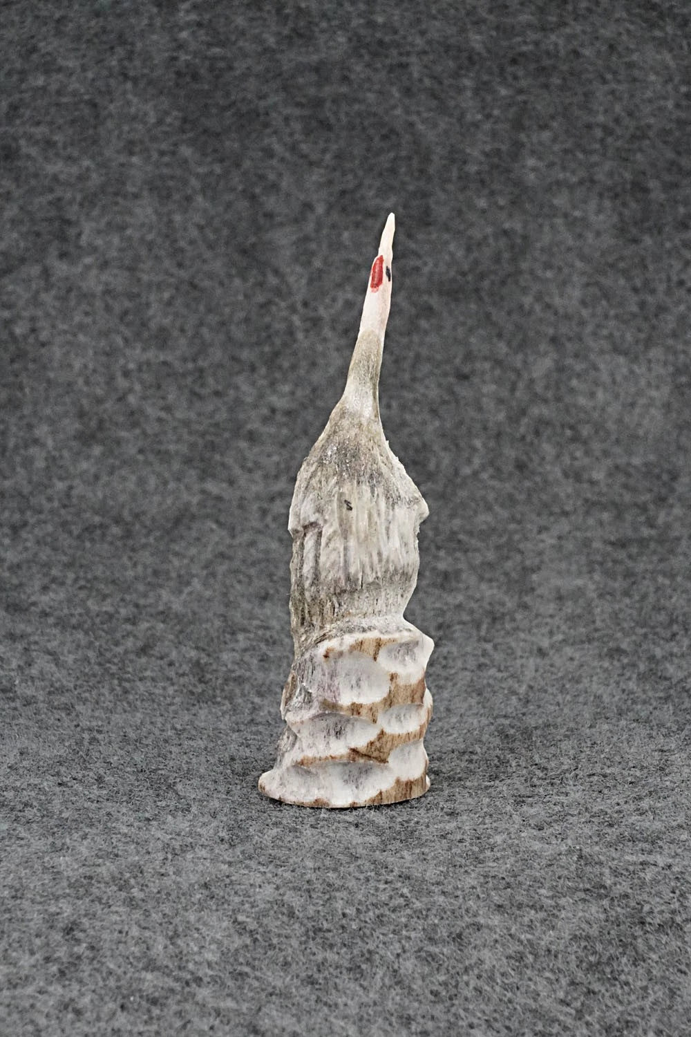 Crane Zuni Fetish Carving - Ruben Najera