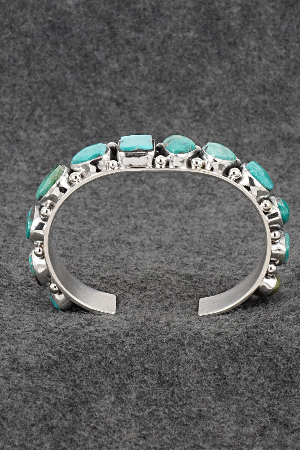 Turquoise & Sterling Silver Bracelet - Mark Yazzie