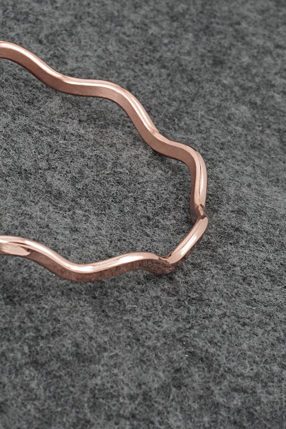 Copper Bangle Bracelet - Elaine Tahe
