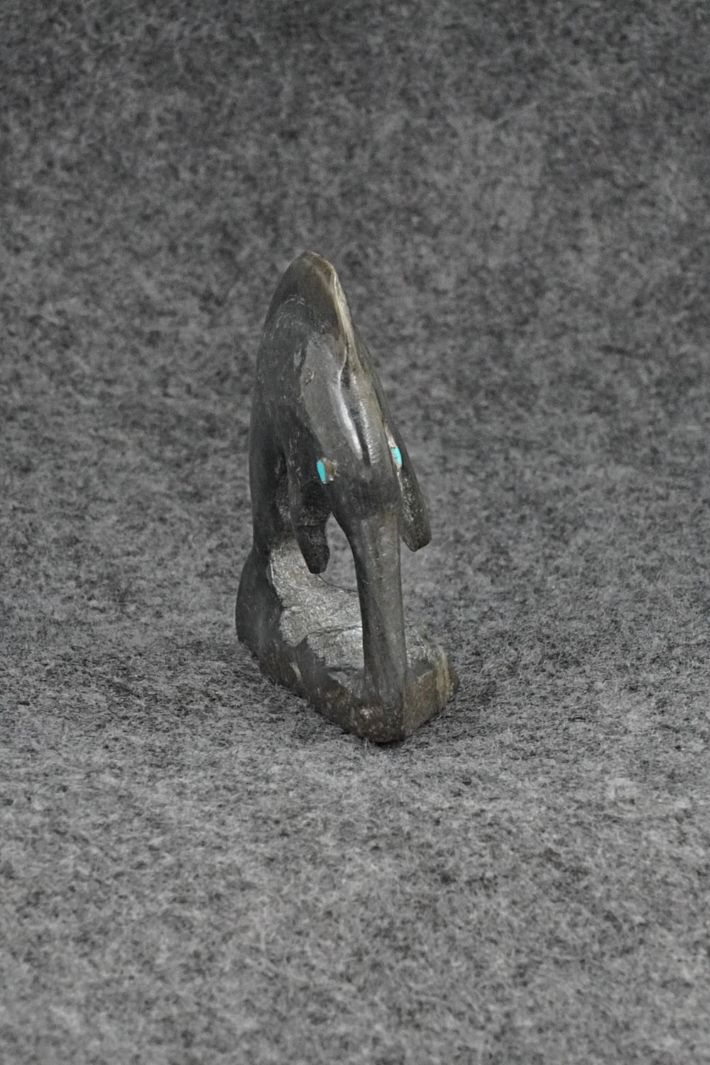 Dolphin Zuni Fetish Carving - Eric Lonjose