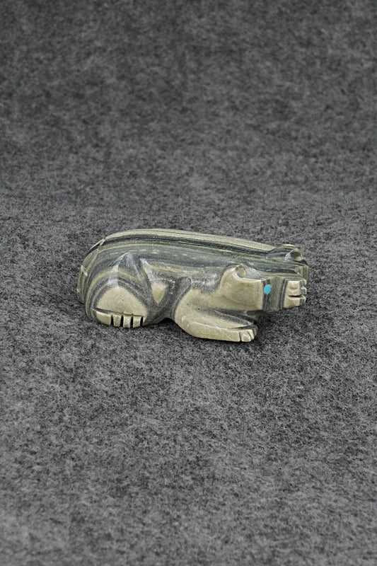 Badger Zuni Fetish Carving - David Chavez