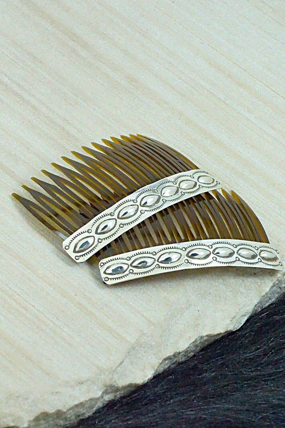 Sterling Silver Hair Combs - Jennie Blackgoat