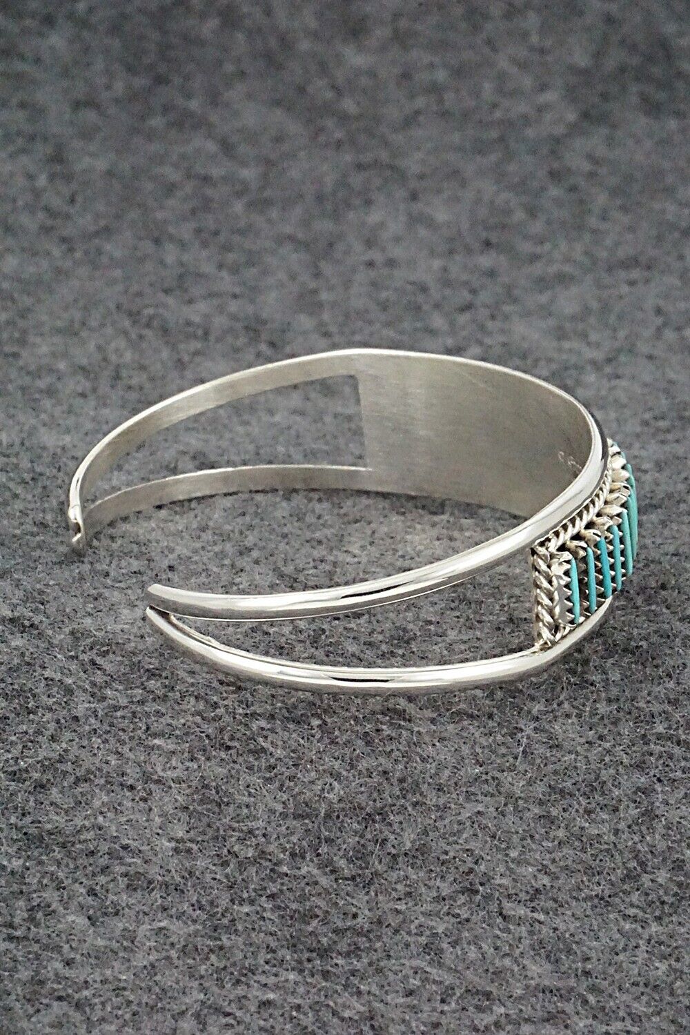 Turquoise & Sterling Silver Bracelet - Roland Francisco