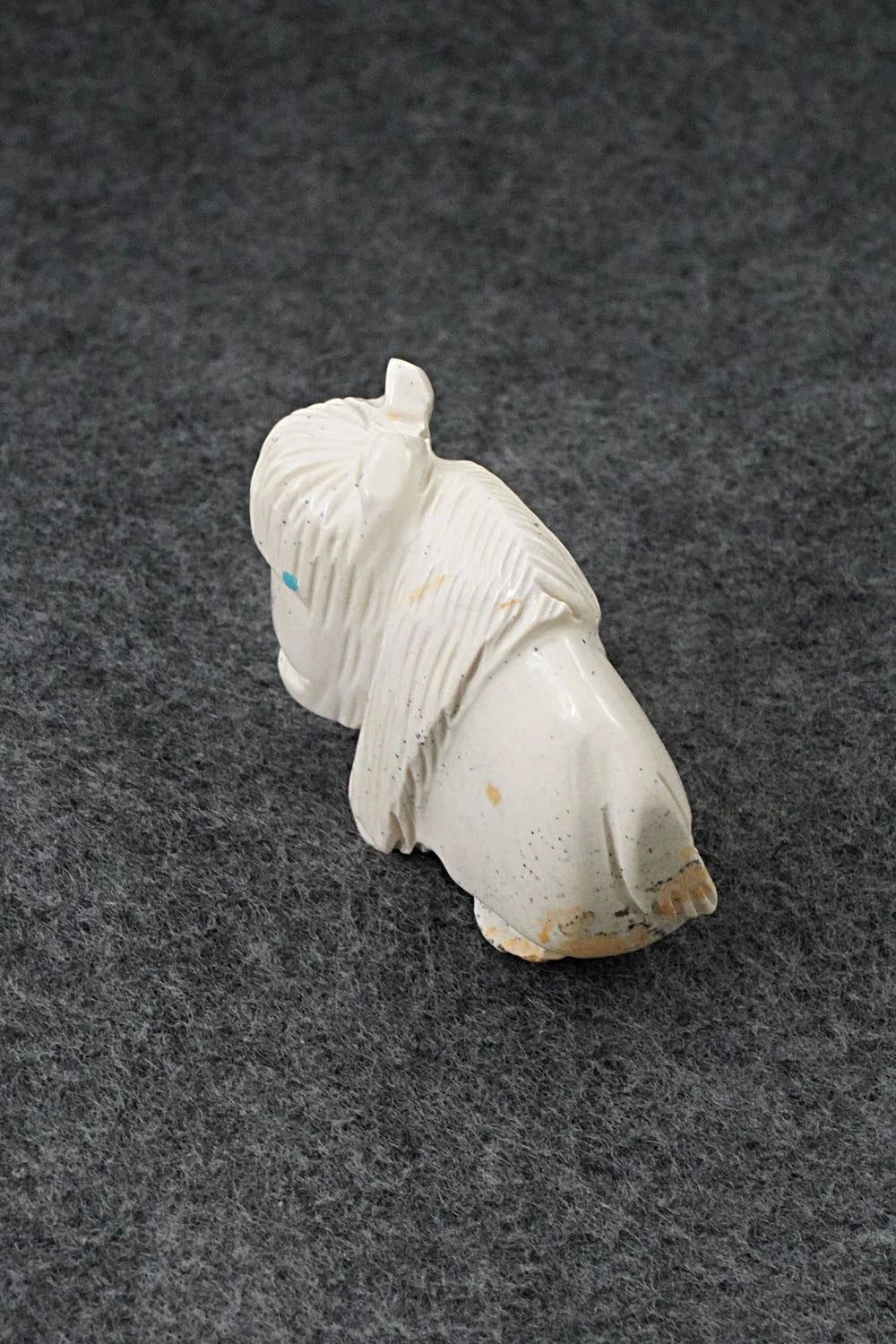 Buffalo Zuni Fetish Carving - Gilbert Lonjose