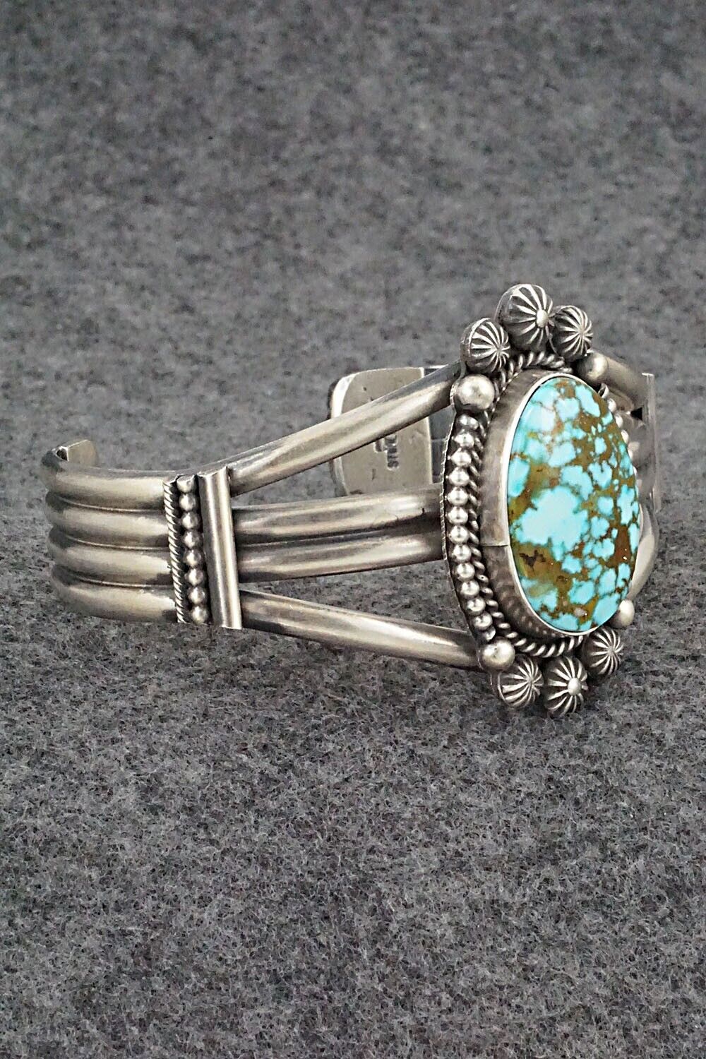 Turquoise & Sterling Silver Bracelet - Michael Calladitto