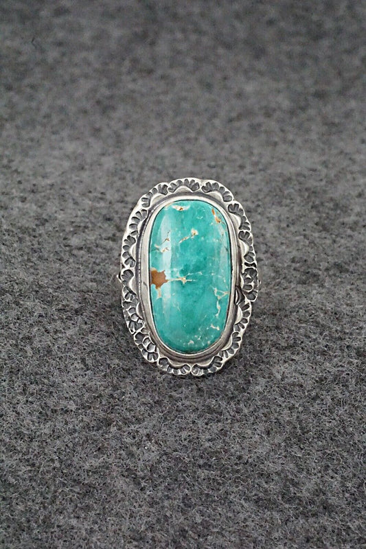 Turquoise & Sterling Silver Ring - Randy Boyd - Size 7.5