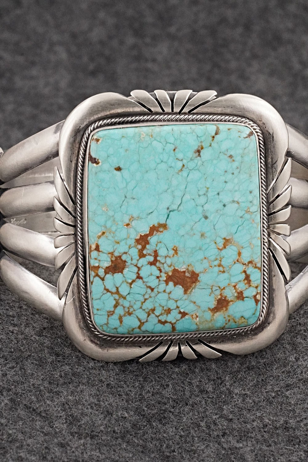 Turquoise & Sterling Silver Bracelet - Mark Yazzie
