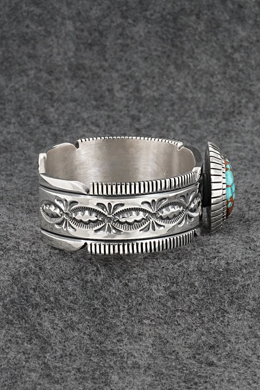 Turquoise & Sterling Silver Bracelet - Mark Yazzie