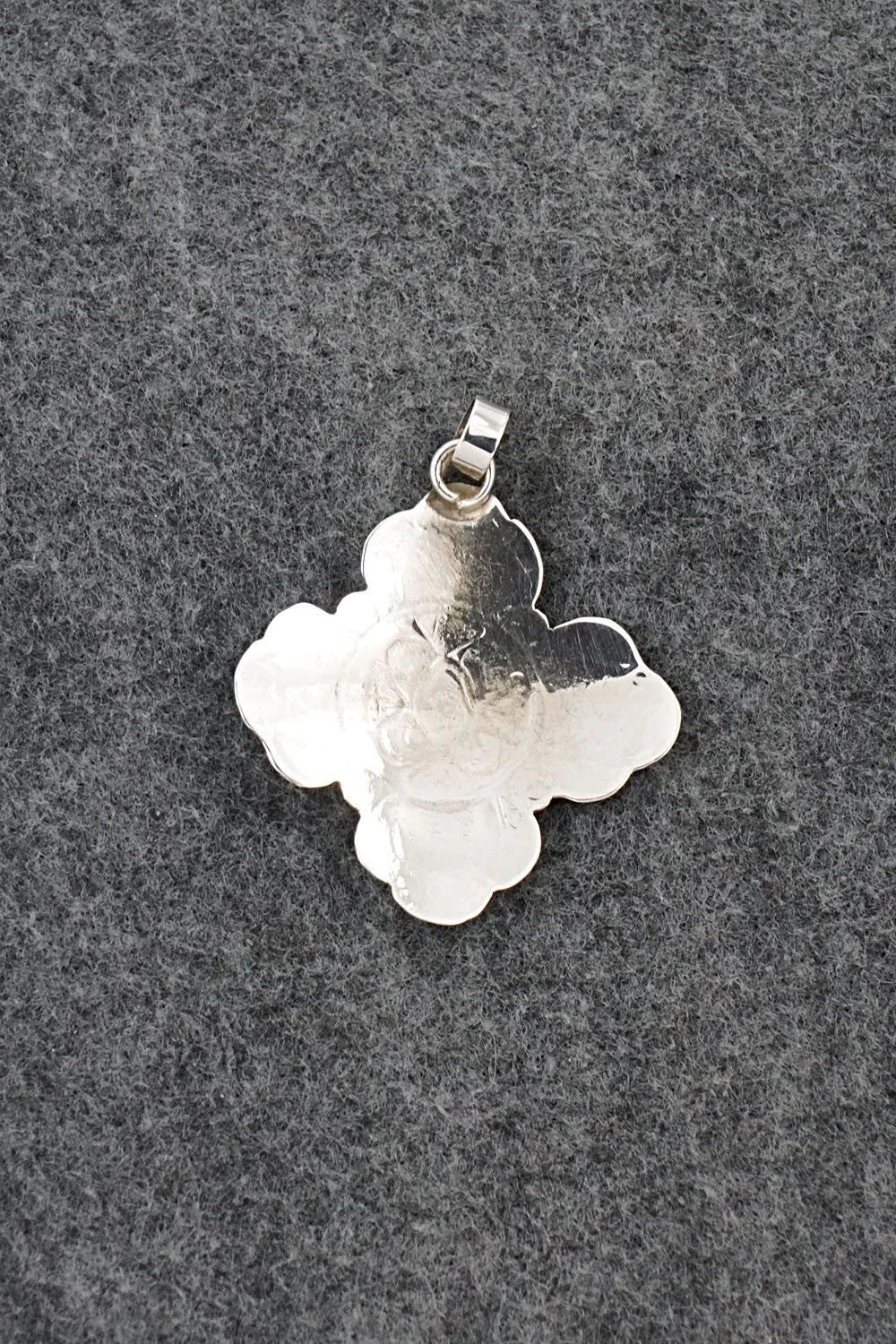 Turquoise & Sterling Silver Pendant - Bertha Begay