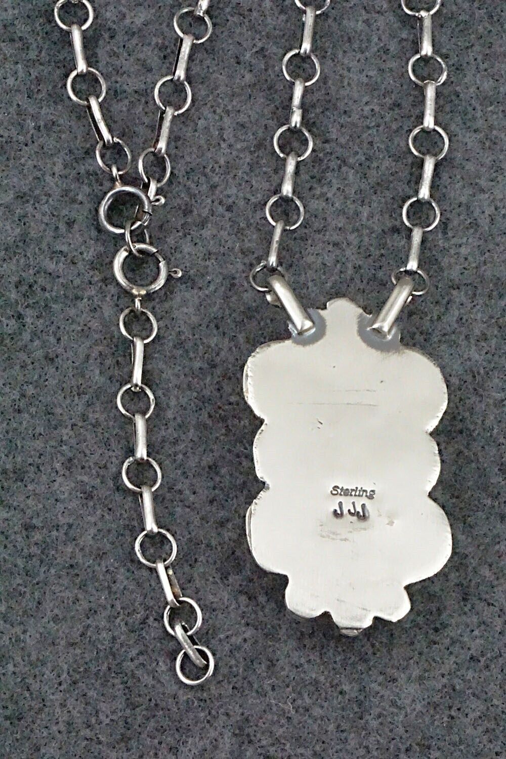 Turquoise & Sterling Silver Necklace - Jeff James