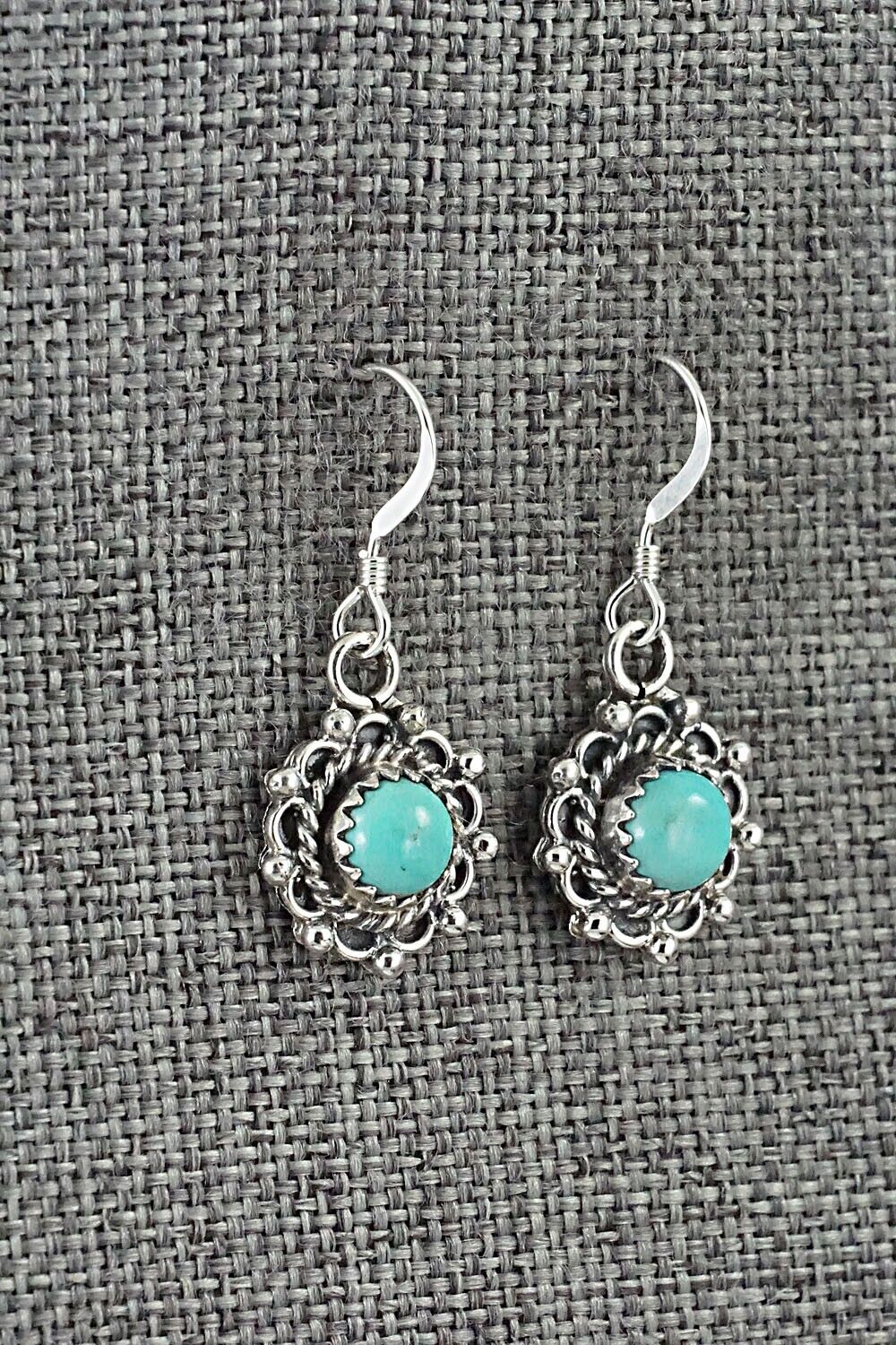 Turquoise & Sterling Silver Earrings - Emery Spencer