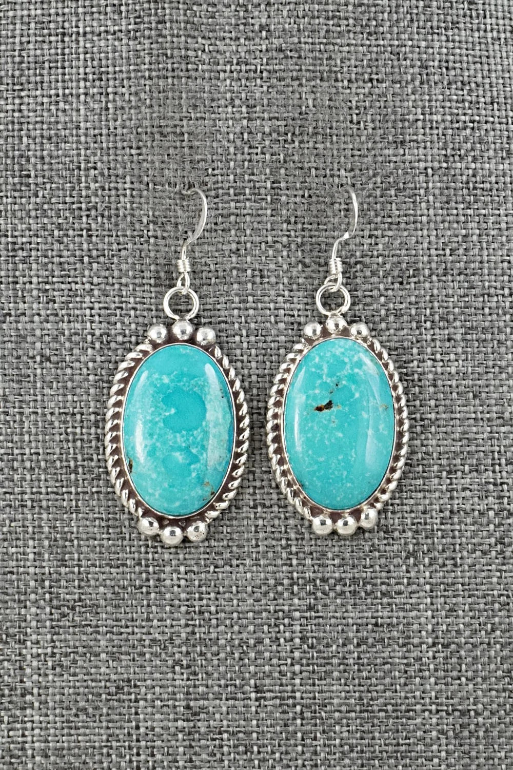 Turquoise & Sterling Silver Earrings - Antwone Brown