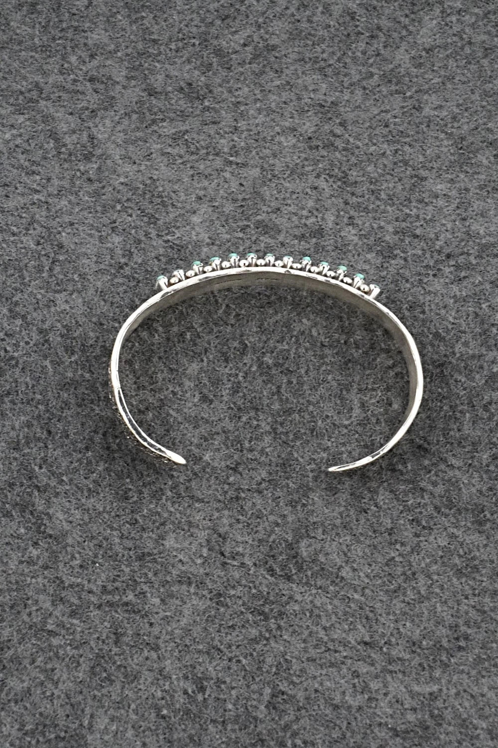 Turquoise & Sterling Silver Bracelet - Murray Hannaweeka