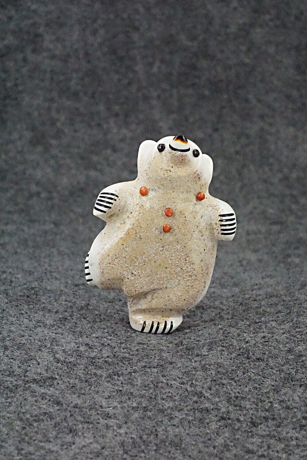 Dancing Bear Zuni Fetish Carving - Claudia Peina