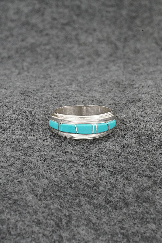 Turquoise & Sterling Silver Ring - Wilbert Muskett Jr. - Size 6.5