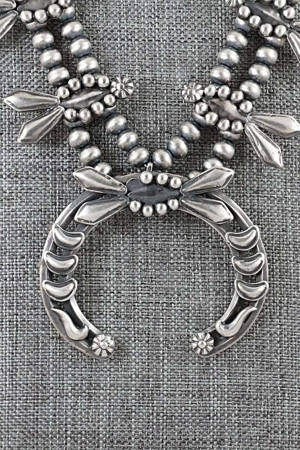 Sterling Silver Squash Blossom Necklace - Emerson Delgarito