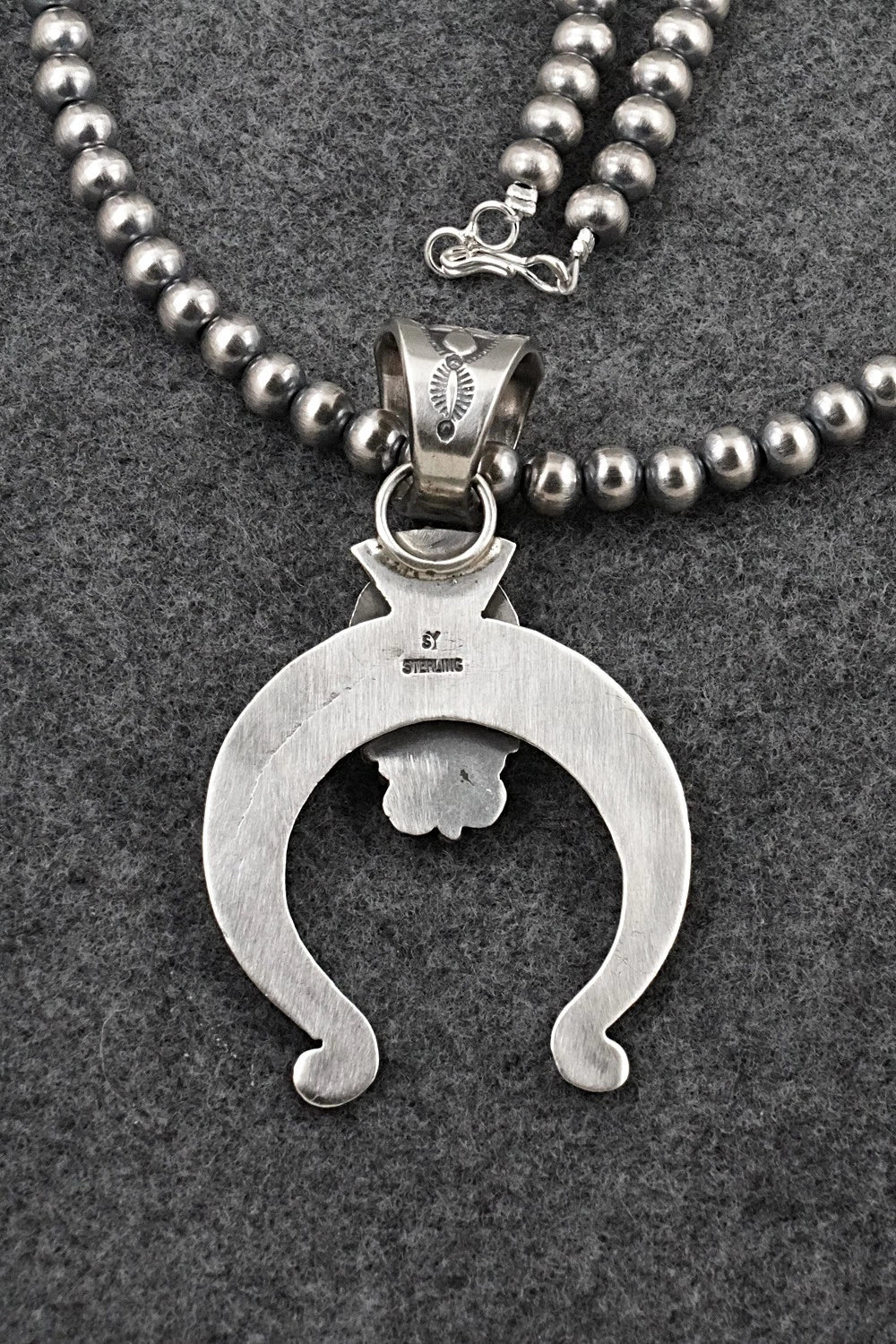 Turquoise & Sterling Silver Necklace - Samuel Yellowhair