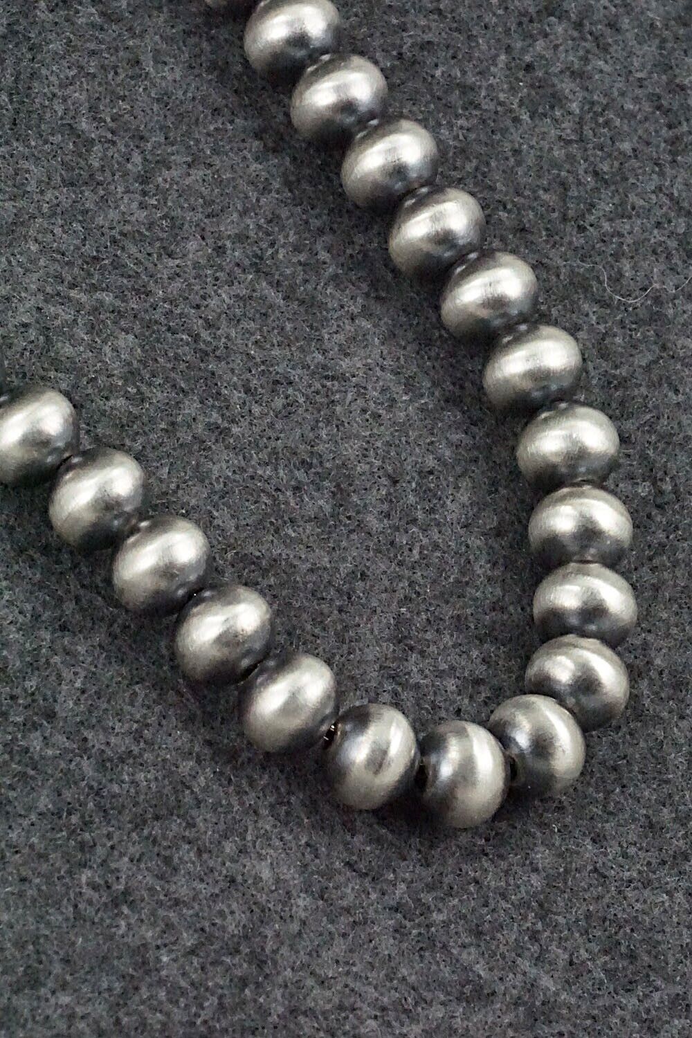 Sterling Silver Navajo Pearl Necklace - Bryannen Halwood