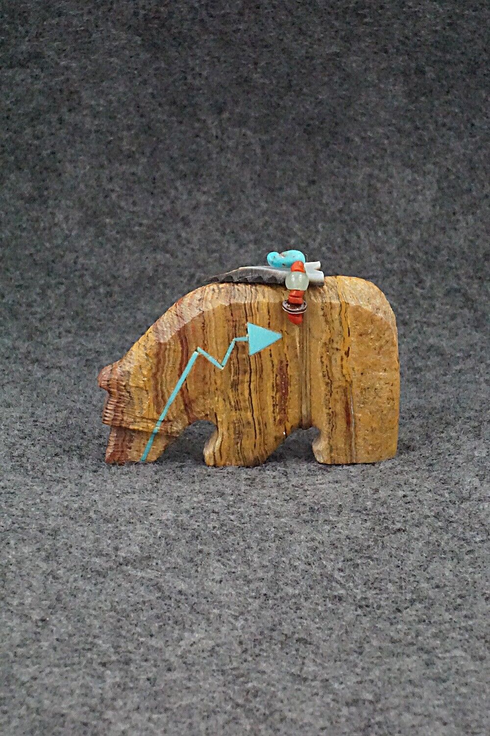 Bear Zuni Fetish Carving - Douglas Martza