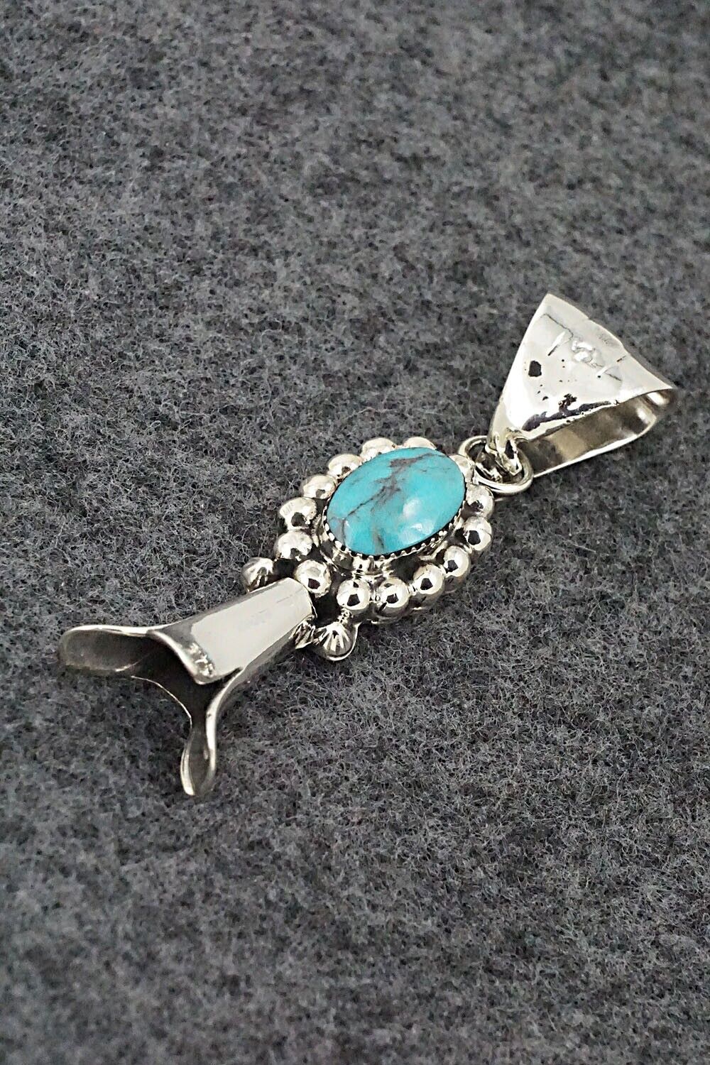 Turquoise & Sterling Silver Pendant - Patsy Lee