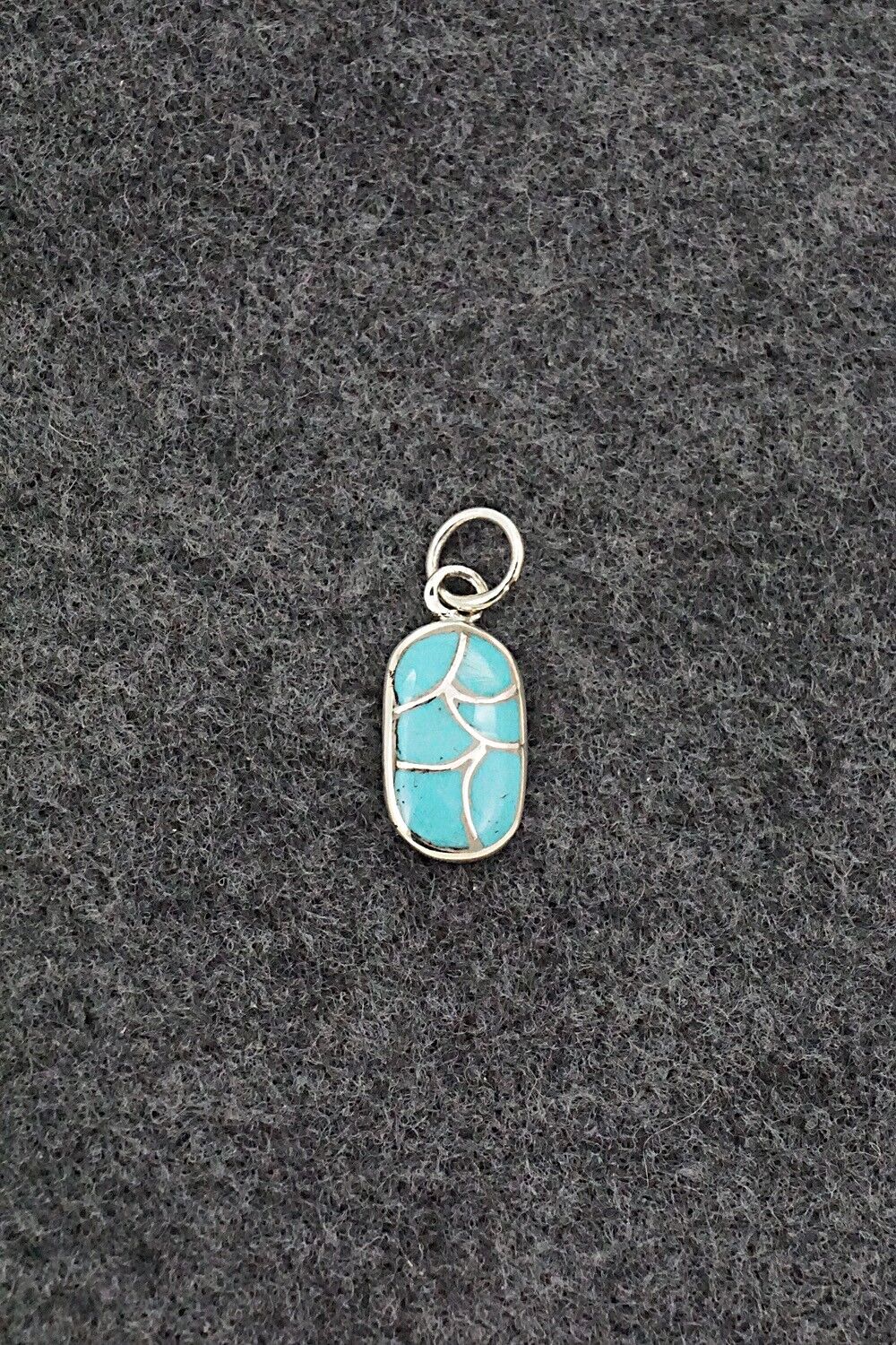 Turquoise & Sterling Silver Pendant - Orena Leekya