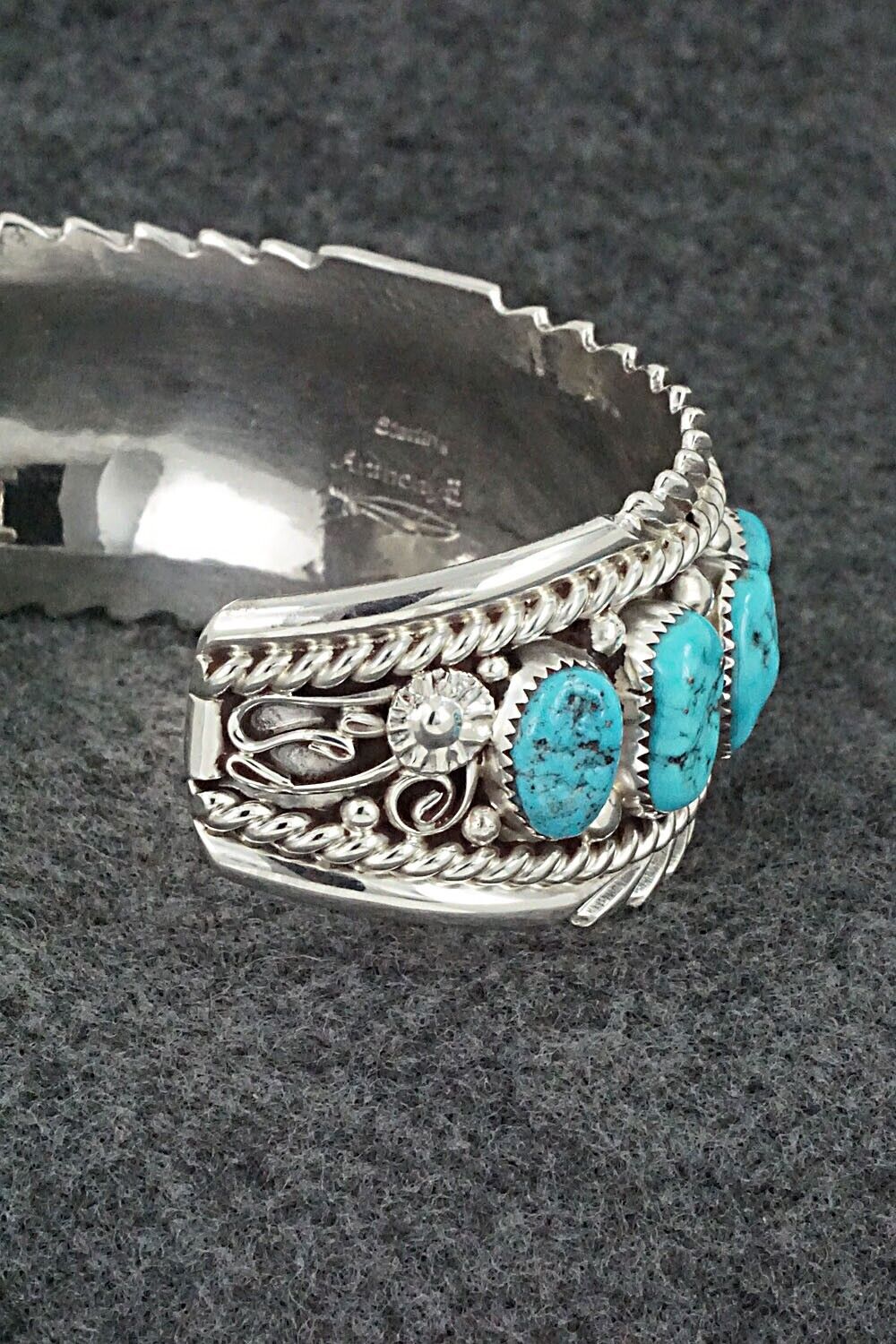 Turquoise & Sterling Silver Bracelet - Anthony Brown