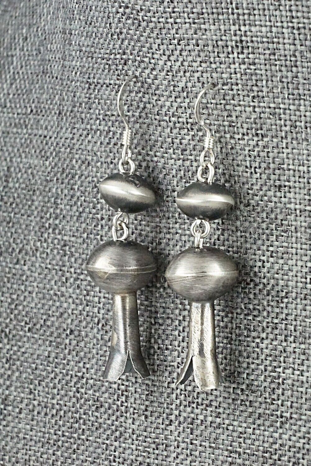 Sterling Silver Navajo Pearl Earrings - Presley Haley