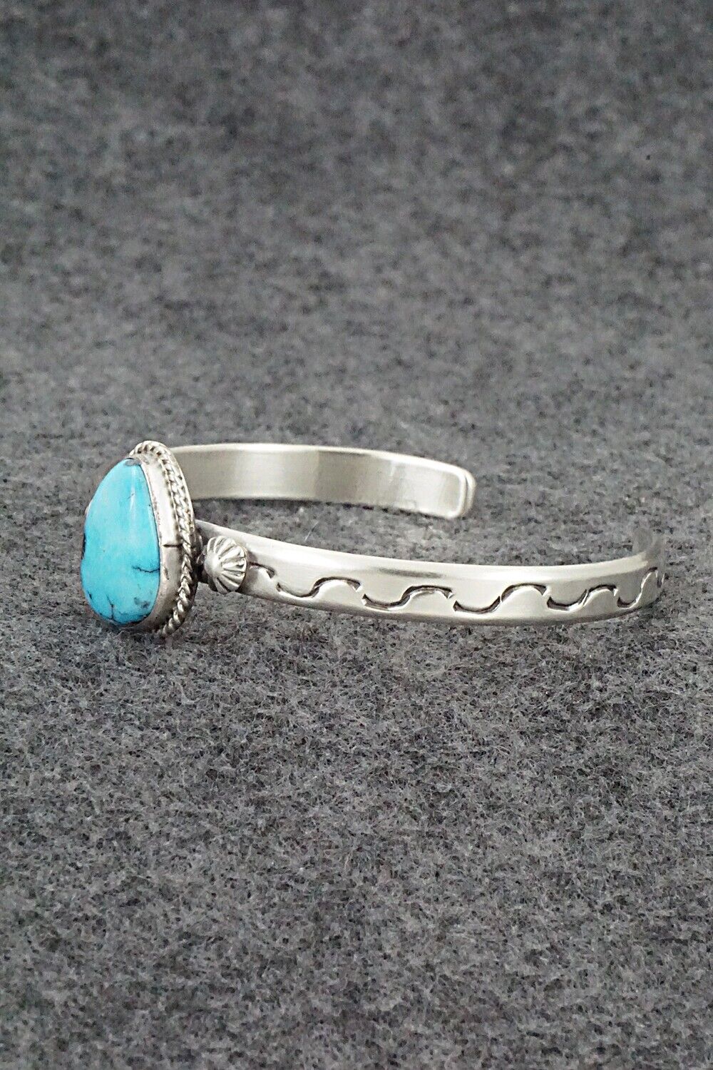 Turquoise & Sterling Silver Bracelet - Samuel Yellowhair