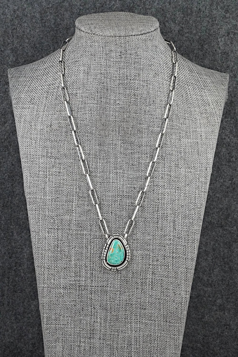 Turquoise & Sterling Silver Necklace - Daniel Benally
