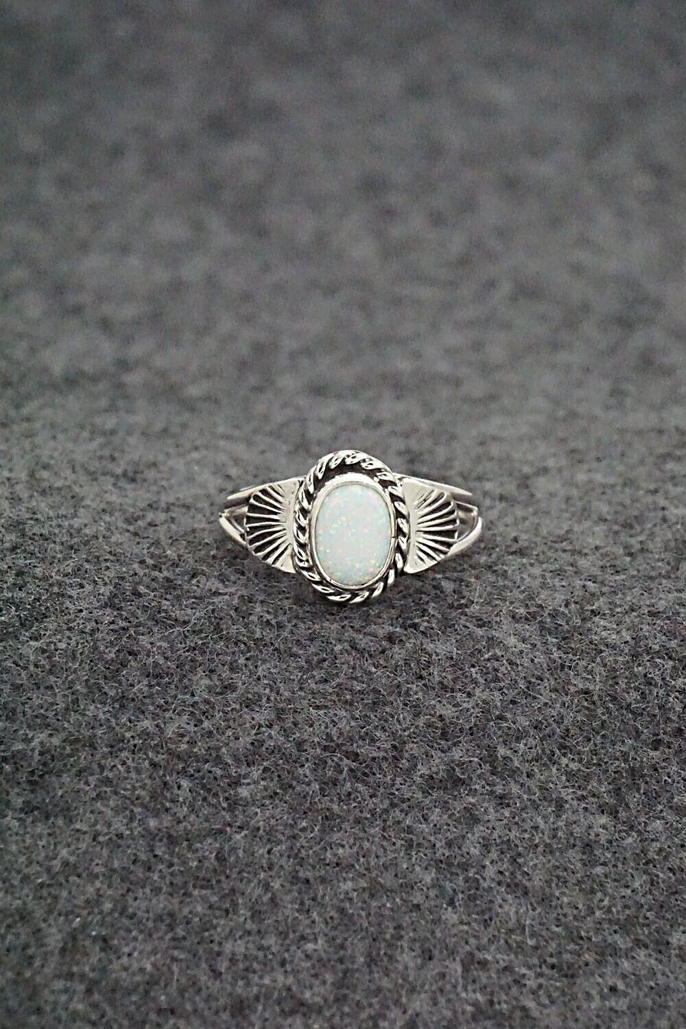 Opalite & Sterling Silver Ring - Jan Mariano - Size 7