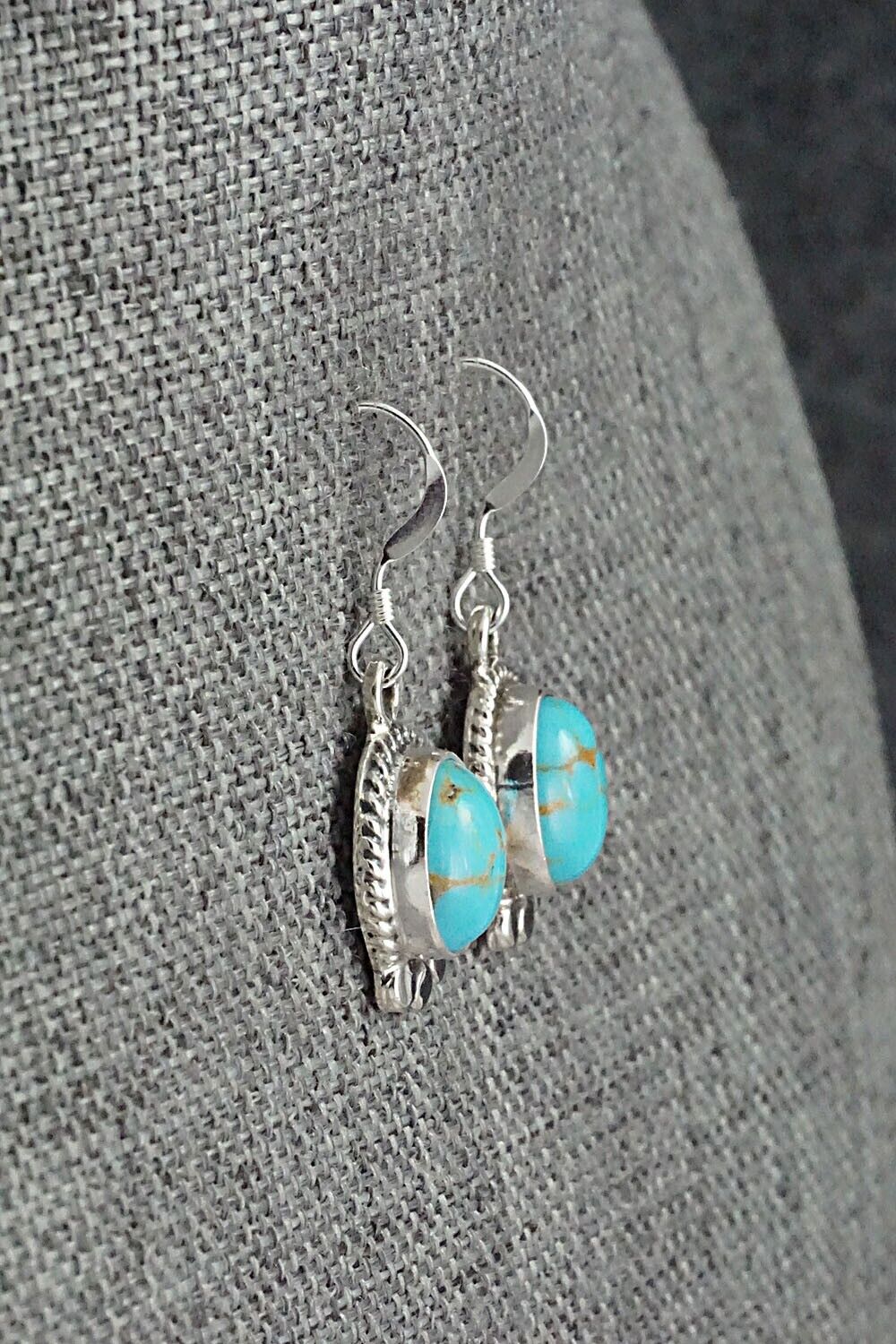 Turquoise and Sterling Silver Earrings - Sharon McCarthy