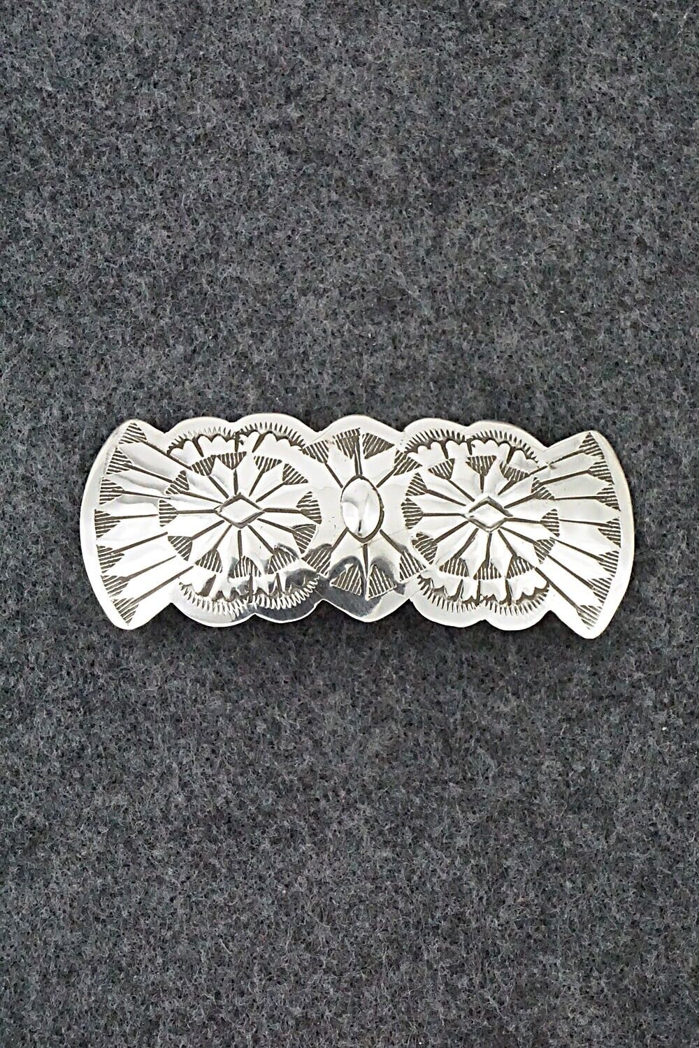 Sterling Silver Hair Barrette - Arlene Soce