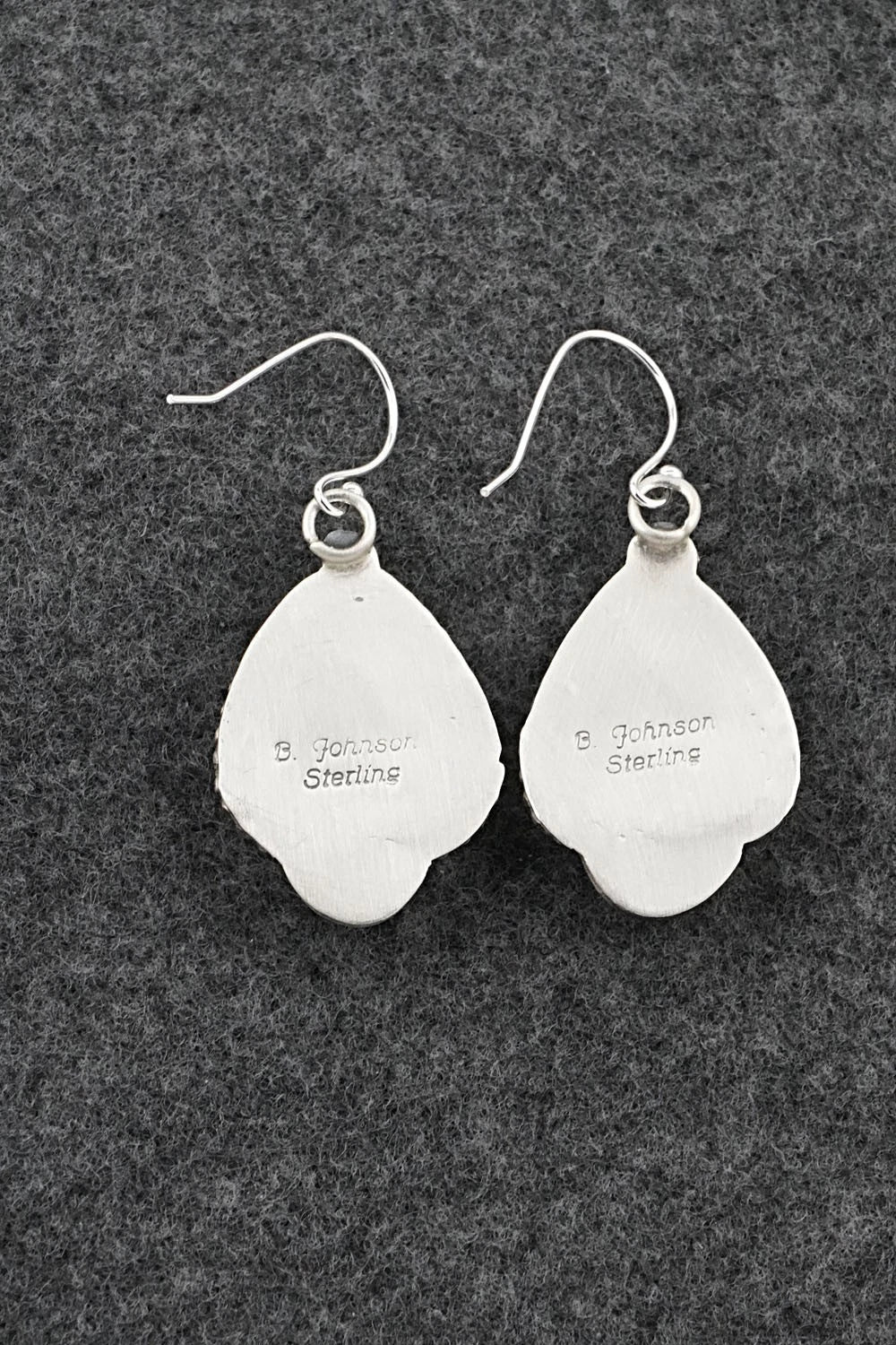 Turquoise & Sterling Silver Earrings - Bobby Johnson